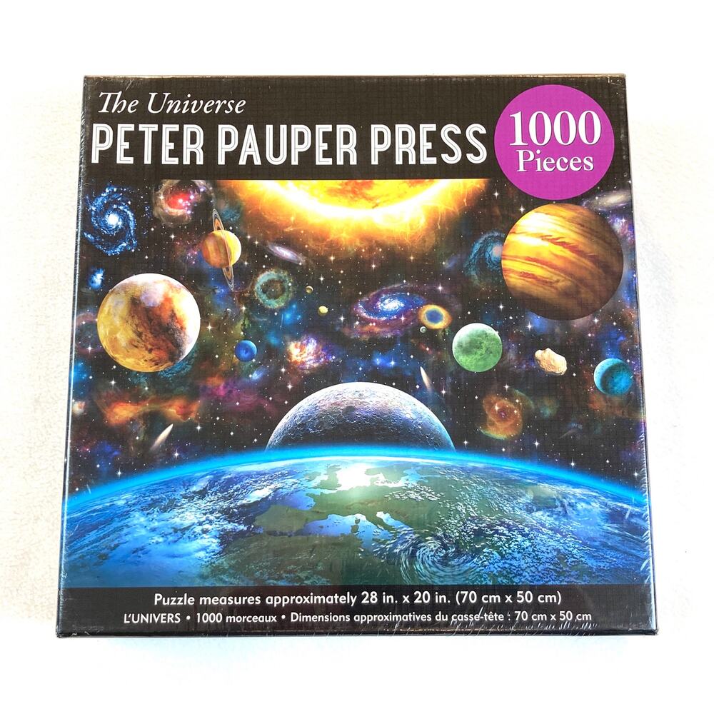 The Universe Peter Pauper Press Puzzle 1000 Pcs New Sealed